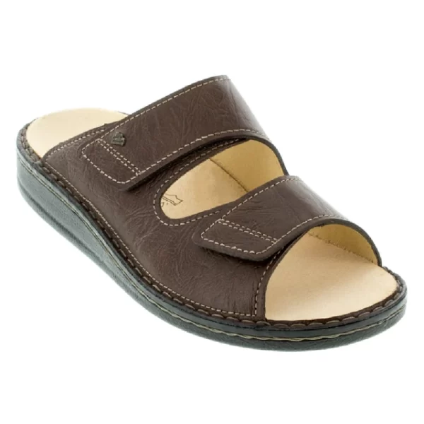 Brown Medical sandal, cushioned medical sole